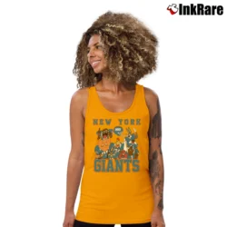 Women’s New York Giants Looney Tunes Football Fan Tank Top in orange | Lightweight, Movement-Friendly