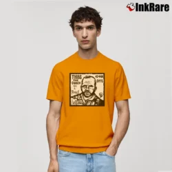 Men’s New York Knicks Thibs The Coach Posse Classic T-Shirt in orange | Soft, Breathable Everyday Wear