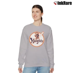 Women’s New York Knights Rugby Logo Relaxed Sweatshirt in sport grey | Soft, Laid-Back Vibe