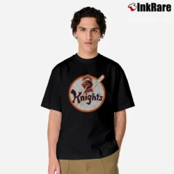 Men’s New York Knights Rugby Logo Classic T-Shirt in black | Soft, Breathable Everyday Wear