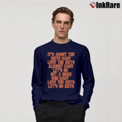 Men’s new york mets it's about the mets baby for Baseball Enthusiasts Long-Sleeve Shirt in navy | Sleek, Lightweight, Year-Round Wear