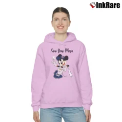 Women’s New York Mets Mickey Mouse Baseball Team Classic Cozy Hoodie in light pink | Warm, Structured, Stylish