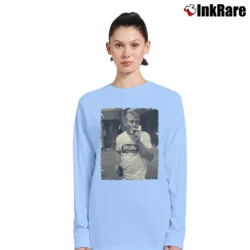 Women’s New York Yankees Mickey Mantle Long-Sleeve Top in light blue | Sleek, Versatile, All-Season