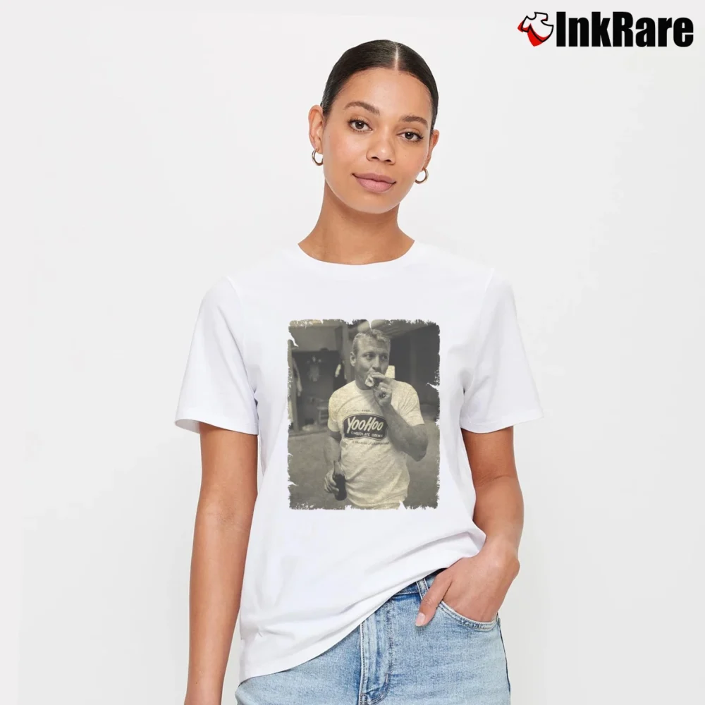 Women’s New York Yankees Mickey Mantle Signature T-Shirt in white | Soft, Flattering Fit