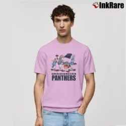 Men’s NFL Carolina Panthers Looney Tunes Football Fan Classic T-Shirt in light pink | Soft, Breathable Everyday Wear