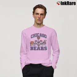 Men’s NFL Chicago Bears Looney Tunes Football Classic Long-Sleeve Shirt in light pink | Sleek, Lightweight, Year-Round Wear