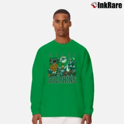 Men’s NFL Miami Dolphins Looney Tunes Football Long-Sleeve Shirt in irish green | Sleek, Lightweight, Year-Round Wear