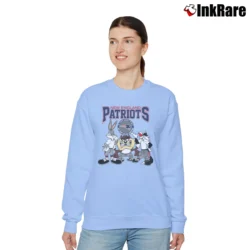 Women’s NFL New England Patriots Looney Tunes Football Relaxed Sweatshirt in light blue | Soft, Laid-Back Vibe