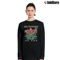 Women’s NFL San Francisco 49ers Looney Tunes Football Long-Sleeve Top in black | Sleek, Versatile, All-Season
