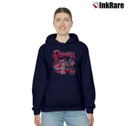 Women’s NHL Detroit Red Wings Taz Looney Tunes Fan Cozy Hoodie in navy | Warm, Structured, Stylish