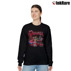 Women’s NHL Detroit Red Wings Taz Looney Tunes Fan Relaxed Sweatshirt in black | Soft, Laid-Back Vibe