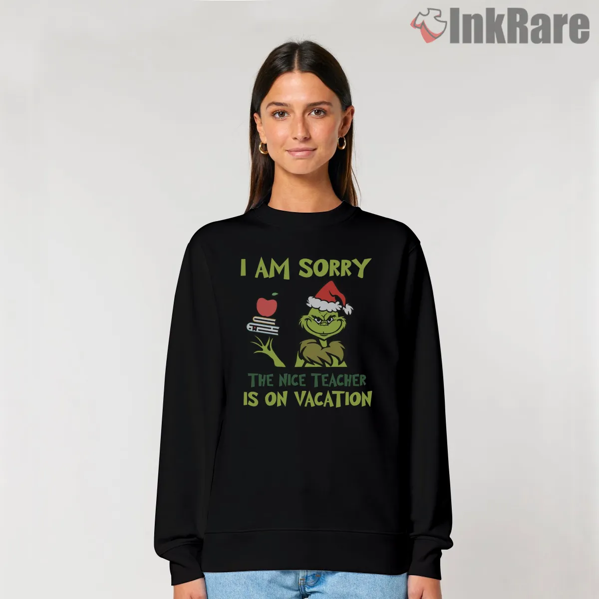 Nice Teacher Is On Vacation Grinch Christmas Shirt Nice Teacher Is On Vacation Grinch Christmas Shirt on graphic shirt for women graphic tee