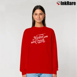 Women’s Nickel Creek 2014 Music Tour Relaxed Sweatshirt in red | Soft, Laid-Back Vibe