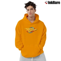 Men’s Nickelodeon Henry Danger Blue Logo Pullover Hoodie in orange | Cozy, Durable, Modern Fit