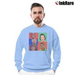 Men’s Nike Air Max Windbreaker Match Crewneck Sweatshirt in light blue | Cozy Fabric, Clean Style