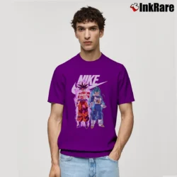 Men’s Nike Goku And Vegeta Mashup Classic T-Shirt in purple | Soft, Breathable Everyday Wear