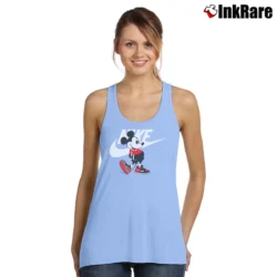 Women’s Nike Inspired Mickey Mouse Tank Top in light blue | Lightweight, Movement-Friendly