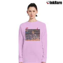 Women’s Nike Jordan Sportswear 1988 Dunk Long-Sleeve Top in light pink | Sleek, Versatile, All-Season