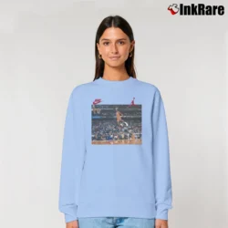 Women’s Nike Jordan Sportswear 1988 Dunk Relaxed Sweatshirt in light blue | Soft, Laid-Back Vibe