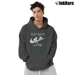 Men’s Nike Just Do It Later Snoopy Pullover Hoodie in charcoal | Cozy, Durable, Modern Fit