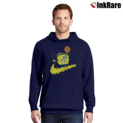 Men’s Nike Kyrie Spongebob Dri Fit Patrick Star Pullover Hoodie in navy | Cozy, Durable, Modern Fit