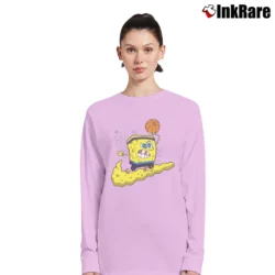 Women’s Nike Kyrie X Spongebob Dri Fit Patrick Star Classic Long-Sleeve Top in light pink | Sleek, Versatile, All-Season