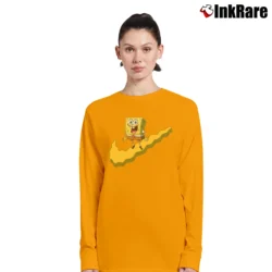 Women’s Nike X Spongebob Collab Parody Long-Sleeve Top in orange | Sleek, Versatile, All-Season