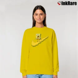 Women’s Nike X Spongebob Collab Parody Relaxed Sweatshirt in yellow | Soft, Laid-Back Vibe