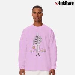 Men’s nikola jokic gru miami heat for NBA Meme and Basketball Fans Long-Sleeve Shirt in light pink | Sleek, Lightweight, Year-Round Wear