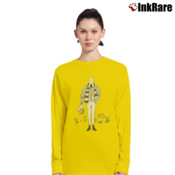 Women’s nikola jokic gru miami heat for NBA Meme and Basketball Fans Long-Sleeve Top in yellow | Sleek, Versatile, All-Season