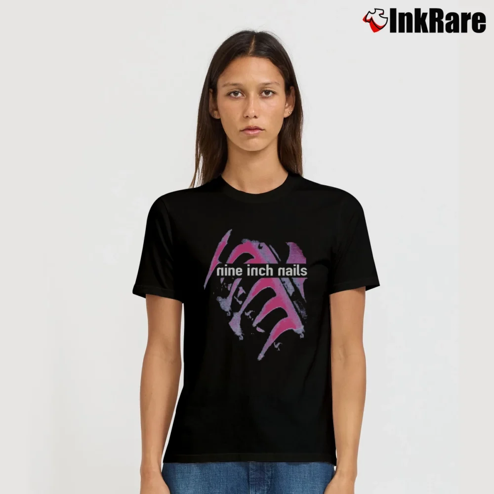 Women’s Nine Inch Nails Pretty Hate Machine Signature T-Shirt in black | Soft, Flattering Fit
