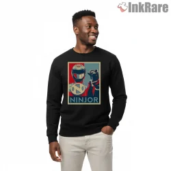 Ninjor Peace Symbol Retro Ranger Guardian Shirt on graphic shirt for men graphic tee