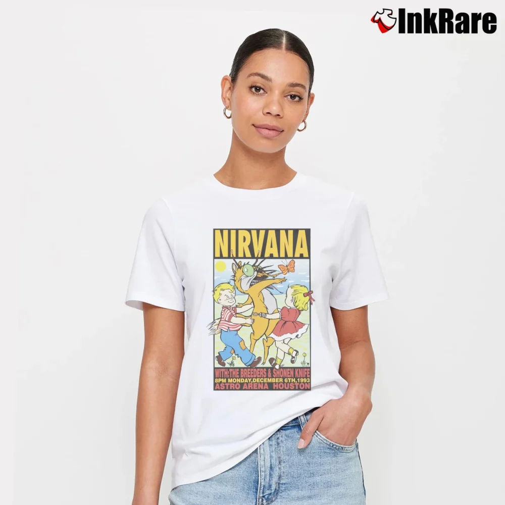 Women’s Nirvana Astro Arena Houston Signature T-Shirt in white | Soft, Flattering Fit