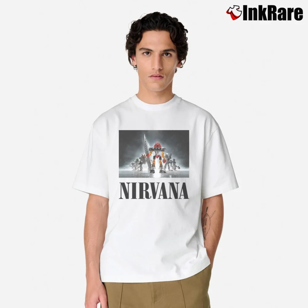Men’s Nirvana Bionicle Classic T-Shirt in white | Soft, Breathable Everyday Wear