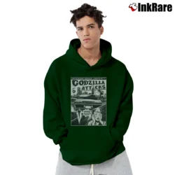Men’s Nissan Skyline GTR Godzilla Japanese Drift King Pullover Hoodie in forest green | Cozy, Durable, Modern Fit