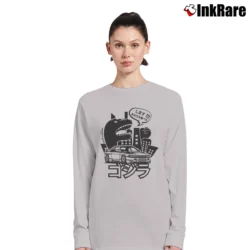 Women’s Nissan Skyline GTR R33 Godzilla JDM Car Enthusiast Classic Long-Sleeve Top in sport grey | Sleek, Versatile, All-Season