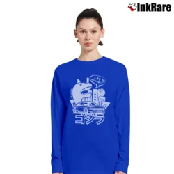 Women’s Nissan Skyline GTR R33 Godzilla JDM Car Enthusiast Long-Sleeve Top in royal blue | Sleek, Versatile, All-Season