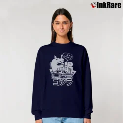 Women’s Nissan Skyline GTR R33 Godzilla JDM Car Enthusiast Relaxed Sweatshirt in navy | Soft, Laid-Back Vibe