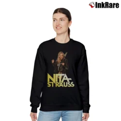 Women’s Nita Strauss Us Tour 2019 Black Relaxed Sweatshirt in black | Soft, Laid-Back Vibe