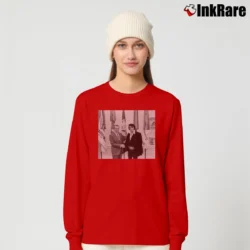 Women’s Nixon And Elvis Graphic Long-Sleeve Top in red | Sleek, Versatile, All-Season
