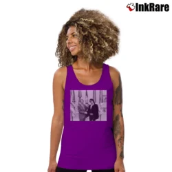 Women’s Nixon And Elvis Graphic Tank Top in purple | Lightweight, Movement-Friendly