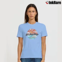 Women’s No Bad Days Distressed Graphic Signature T-Shirt in light blue | Soft, Flattering Fit