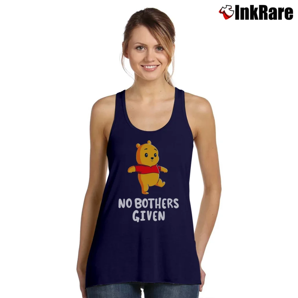 Women’s No Bothers Given Disney Teeturtle Tank Top in navy | Lightweight, Movement-Friendly