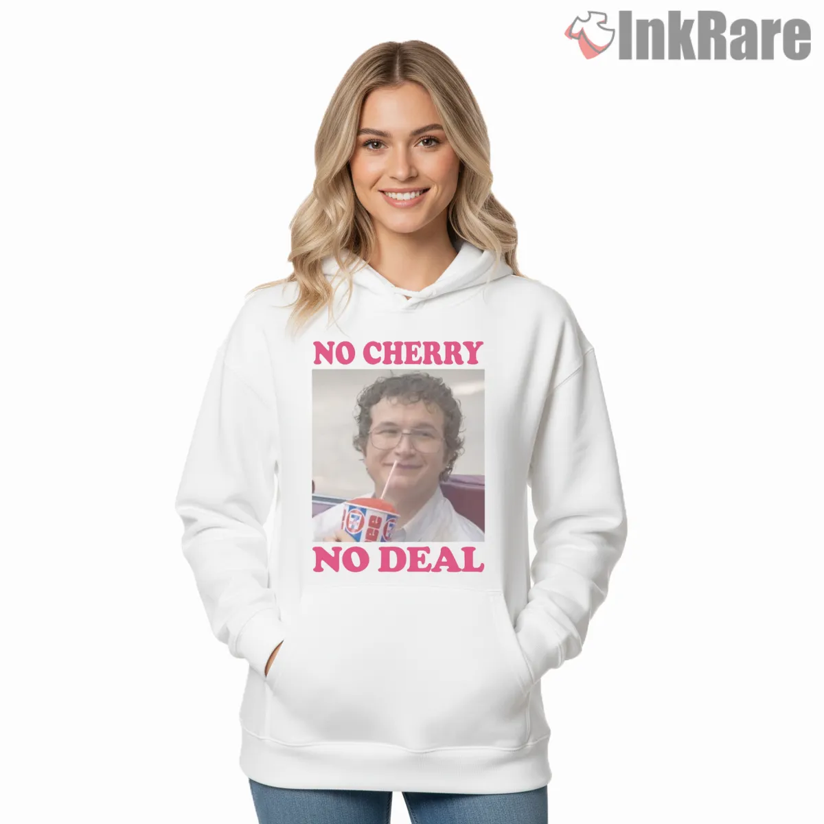 No Cherry No Deal Alexei Slurpee Meme Shirt on white hoodie for women graphic tee