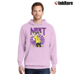 Men’s No Game No Life Sora Neet Anime Pullover Hoodie in light pink | Cozy, Durable, Modern Fit