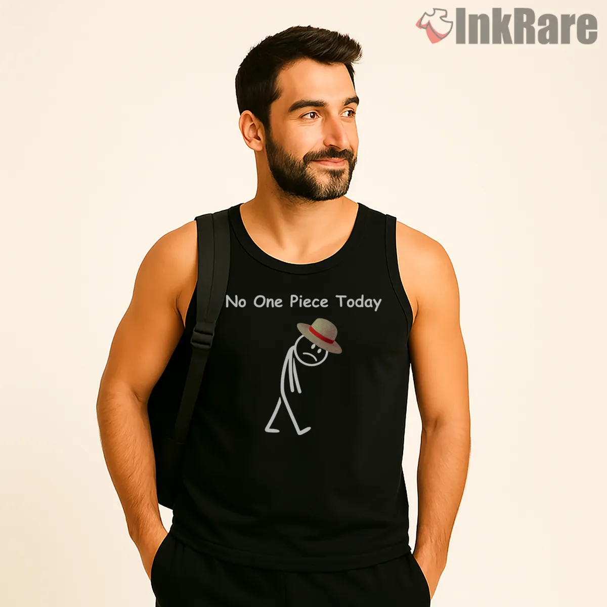 No One Piece Today Funny Anime Fan Tank Top Black No One Piece Today Funny Anime Fan Shirt on black tank top for men graphic tee