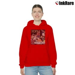 Women’s nofx i heard they suck live punk band live album Cozy Hoodie in red | Warm, Structured, Stylish