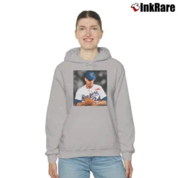 Women’s Nolan Ryan Bloody Face Cozy Hoodie in sport grey | Warm, Structured, Stylish