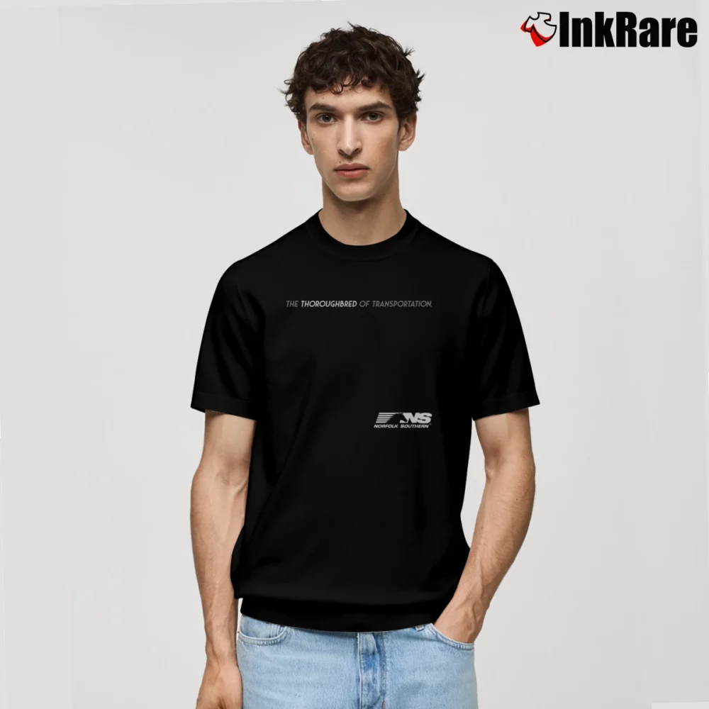 Men’s Norfolk Southern Railroad Graphic Classic T-Shirt in black | Soft, Breathable Everyday Wear