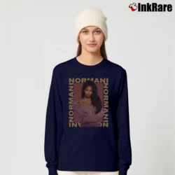 Women’s Normani Boxed Tour Music Artist Long-Sleeve Top in navy | Sleek, Versatile, All-Season